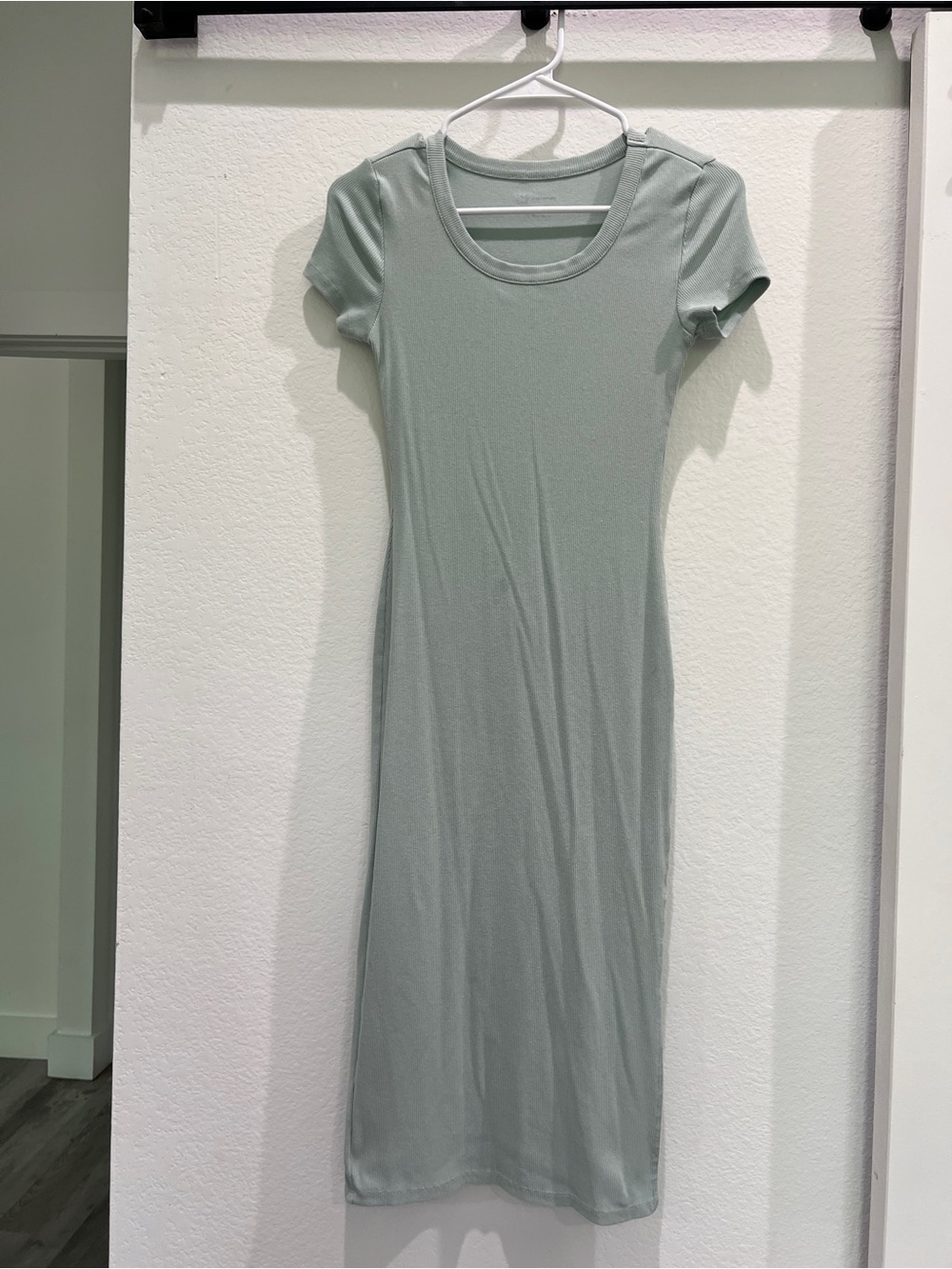 No Boundaries Mint Green Short-Sleeve Midi Dress